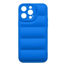 Kryt OBAL:ME Puffy pre Apple iPhone 14 Pro Max - gumový - modrý