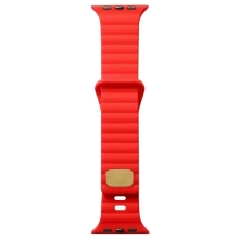 Řemínek pro Apple Watch 41mm / 40mm / 38mm - silikonový - červený