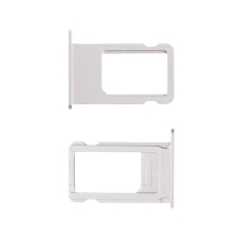 Nano držiak / zásuvka na SIM kartu pre Apple iPhone 6S - strieborná - A+ kvalita