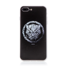 Kryt MARVEL pro Apple iPhone 7 Plus / 8 Plus - Black Panther - gumový - černý