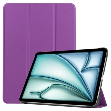Pouzdro pro Apple iPad Air 11" (2024) / Air 4 / 5 - stojánek - umělá kůže - fialové