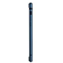 Rámček / nárazník COTEetCi pre Apple iPhone 12 / 12 Pro - guma / hliník - modrý