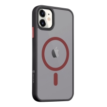 Kryt TACTICAL Hyperstealth 2.0 pro Apple iPhone Xr / 11 - MagSafe - černý / červený