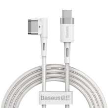 Nabíjací kábel BASEUS pre Apple MacBook - USB-C na MagSafe 1 - Šnúrka - 2 m - Biely