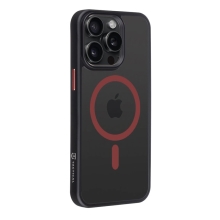 Kryt TACTICAL Hyperstealth 2.0 pro Apple iPhone 15 Pro Max - MagSafe - černý / červený