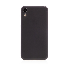 Kryt / obal pro Apple iPhone Xr - ochrana čočky - ultratenký - plastový - matný - tmavě šedý