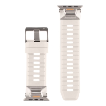 Řemínek TACTICAL Tough pro Apple Watch Ultra 49mm / 45mm / 44mm / 42mm - fluor elastomer - béžový