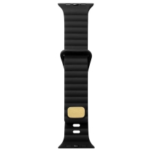 Řemínek pro Apple Watch 41mm / 40mm / 38mm - silikonový - černý