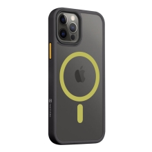 Kryt TACTICAL Hyperstealth 2.0 pro Apple iPhone 12 / 12 Pro - MagSafe - černý / žlutý