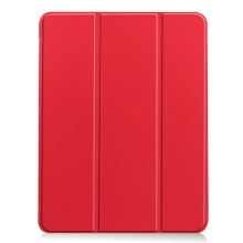 Pouzdro pro Apple iPad Air 11" (2024) - prostor pro Pencil - umělá kůže - červené