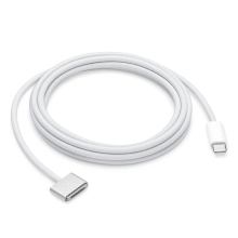 Napájací kábel Magsafe 3 na USB-C pre Apple MacBook - 2 m - Čipka - Strieborný