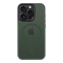 Kryt TACTICAL Hyperstealth pro Apple iPhone 15 Pro - podpora MagSafe - lesně zelený