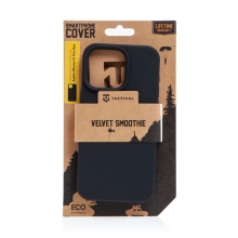 Kryt TACTICAL Velvet Smoothie pre Apple iPhone 15 Pro Max - príjemný na dotyk - silikónový - asfaltovo čierny