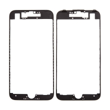 Plastový fixačný rámik pre predný panel (dotykový displej) Apple iPhone 7 - čierny - kvalita A