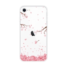 Kryt pre Apple iPhone 7 / 8 / SE (2020) / SE (2022) - gumový - kvitnúca sakura