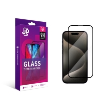 Tvrzené sklo (Tempered Glass) JP Titan pro Apple iPhone 15 / 16 - 2,5D - extra odolné