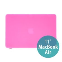 Tenké ochranné plastové puzdro pre Apple MacBook Air 11,6 - matné - ružové