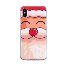 Kryt pro Apple iPhone Xs Max - Santa Claus - gumový