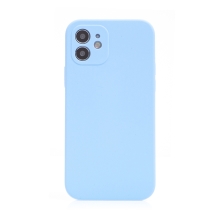 Kryt Mag Invisible pro Apple iPhone 12 mini - podpora MagSafe - gumový - světle modrý