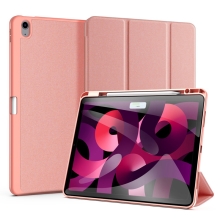 Pouzdro DUX DUCIS Domo pro Apple iPad Air 13" (2024) - prostor pro Pencil - umělá kůže - růžové