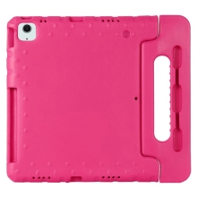 Pěnové pouzdro pro děti na Apple iPad Air 13" (2024) - s rukojetí / stojánkem - růžové