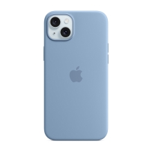 Originálny kryt pre Apple iPhone 15 Plus - MagSafe - silikónový - ľadovo modrý