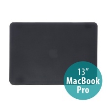 Tenké ochranné plastové puzdro pre Apple MacBook Pro 13 (model A1278) - matné - čierne