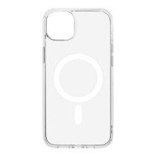 Kryt TACTICAL MagForce pro Apple iPhone 15 Plus - MagSafe magnety - plastový / gumový - průhledný