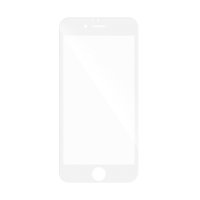 Tvrdené sklo "5D" pre Apple iPhone 6 / 6S - 2.5D - biely rám - číre - 0,3 mm
