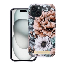 Kryt FORCELL Mirage pre Apple iPhone 15 Plus - Podpora MagSafe - plast/guma - farebné kvety