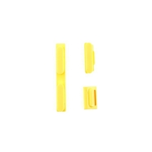 Sada bočných tlačidiel pre Apple iPhone 5C (Power + Volume + Mute) - žltá - A+ kvalita