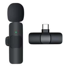 Mikrofon PULUZ pro Apple iPad - USB-C - bezdrátové spojení - USB-C nabíjení - černý