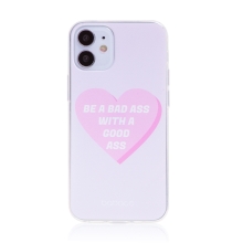 Kryt BABACO pre Apple iPhone 12 mini - gumový - srdce "naughty girl"