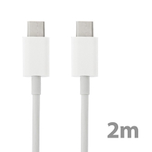 Synchronizačný a nabíjací kábel USB-C pre Apple MacBook / iPad Pro - biely - 2 m