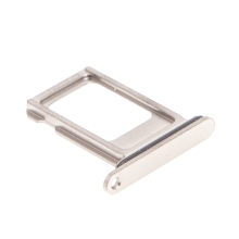 Puzdro / šuplík na kartu Nano SIM pre Apple iPhone 14 Pro / 14 Pro Max - strieborné - Kvalita A+