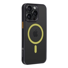 Kryt TACTICAL Hyperstealth 2.0 pro Apple iPhone 15 Pro Max - MagSafe - černý / žlutý