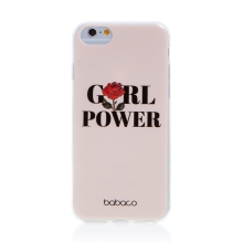 BABACO kryt pre Apple iPhone 6 / 6S - gumový - GIRL POWER