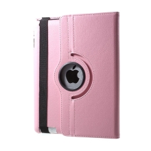 Puzdro/kryt pre Apple iPad 2. / 3. / 4. generácie - 360° otočný držiak - ružový