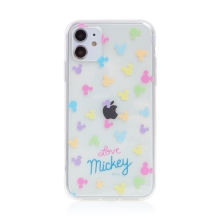 Kryt Disney pre Apple iPhone 11 - Hlava Mickey Mouse - gumový - farebný