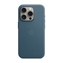 Originální kryt pro Apple iPhone 15 Pro - MagSafe - FineWoven tkanina - tichomořsky modrý