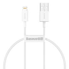 Synchronizačný a nabíjací kábel BASEUS - USB-A / Lightning - 25 cm - biely