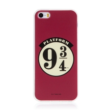 Kryt Harry Potter pre Apple iPhone 5 / 5S / SE - gumový - platforma 9 a 3/4 - červený