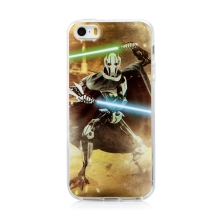 Kryt STAR WARS pro Apple iPhone 5 / 5S / SE - Generál Grievous - gumový