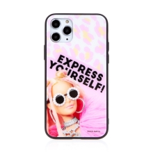 Kryt BARBIE pro Apple iPhone 11 Pro - Express Yourself - skleněný - růžový