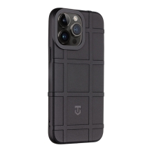 Kryt TACTICAL Infantry pro Apple iPhone 14 Pro Max - protiskluzový - gumový - černý