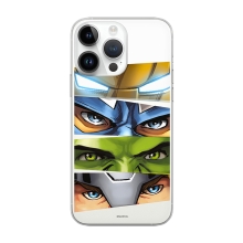 Kryt MARVEL pre Apple iPhone 14 Pro - Avengers - gumový - priehľadný