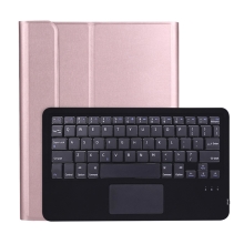 Klávesnice Bluetooth s trackpadem -  kryt / pouzdro pro Apple iPad Pro 11" / 11" (2020) / 11" (2021) / Air 4 / 5 - Rose Gold růžová