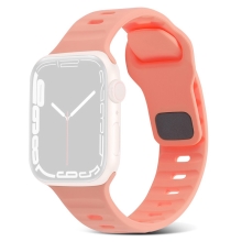 Remienok pre Apple Watch Ultra 49 mm / 45 mm / 44 mm / 42 mm - vrúbkovaný - silikónový - ružový