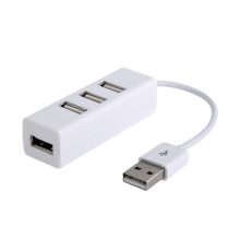 Rozbočovač USB so štyrmi portami - biely