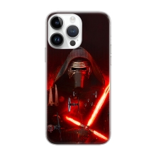 Kryt STAR WARS pro Apple iPhone 14 Pro Max - Kylo Ren - gumový - černý